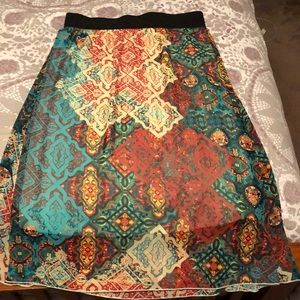 LulaRoe medium Lola skirt